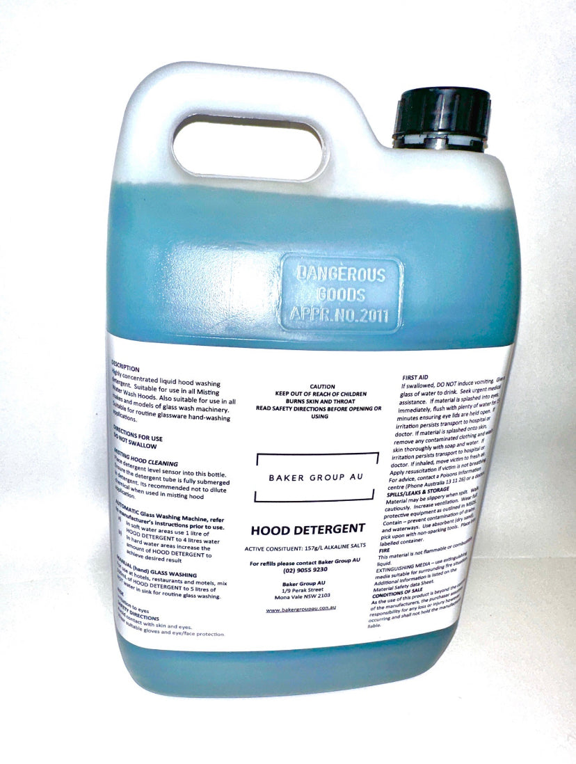 Misting Hood Wash Chemical 5L
