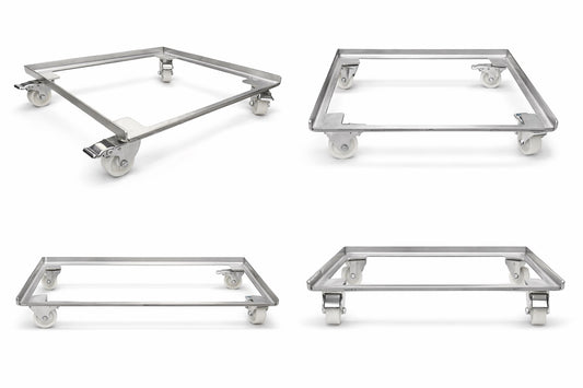 Stainless Steel Dolly with Wheels for Alto-Shaam AS500 Warming Drawer – Fits AS500-1D, AS500-2D & AS500-3D